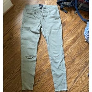 Celebrity Pink Army Green Skinny Jeans 26